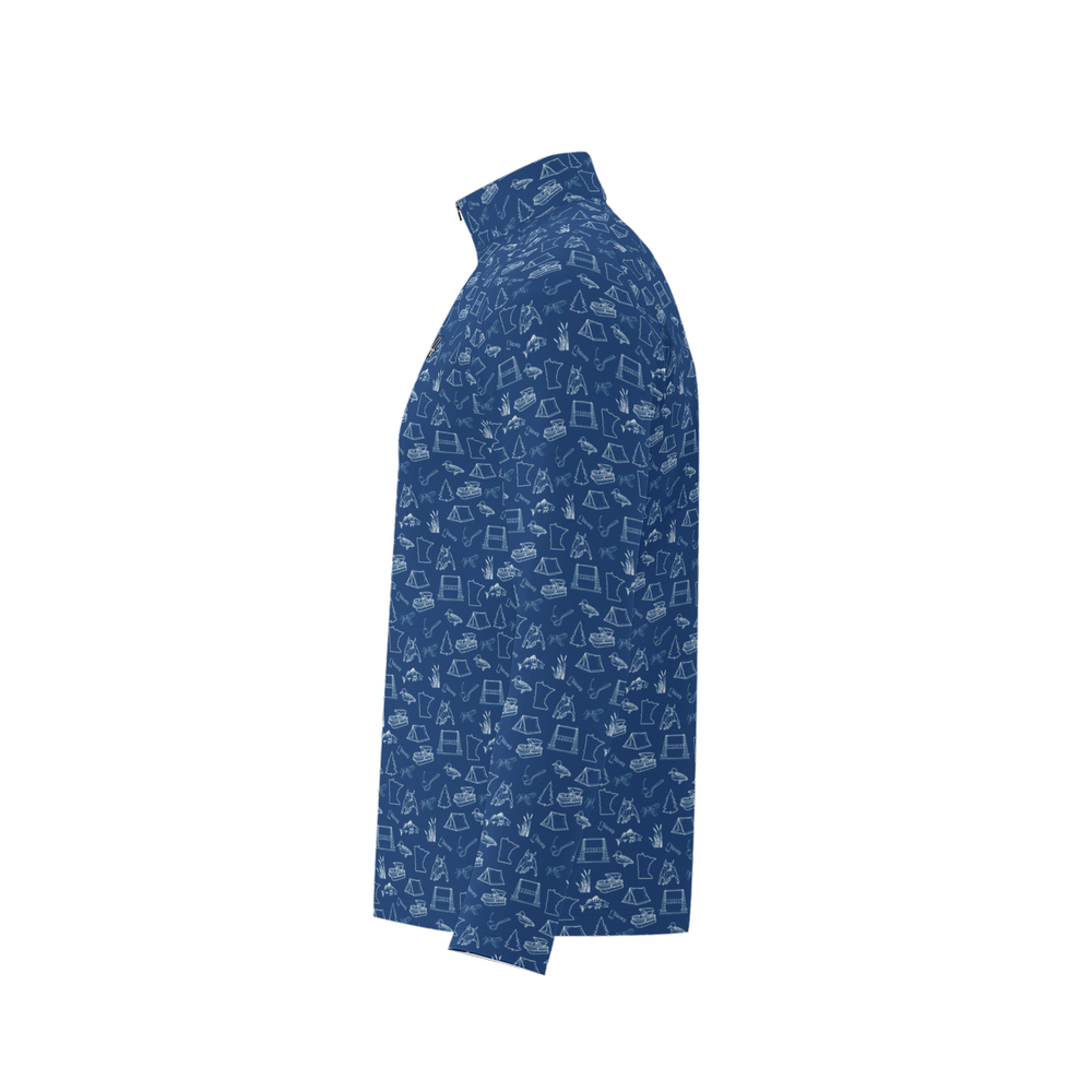 Minnesota Blue 1/4 Zip
