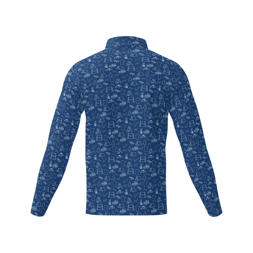 Minnesota Blue 1/4 Zip