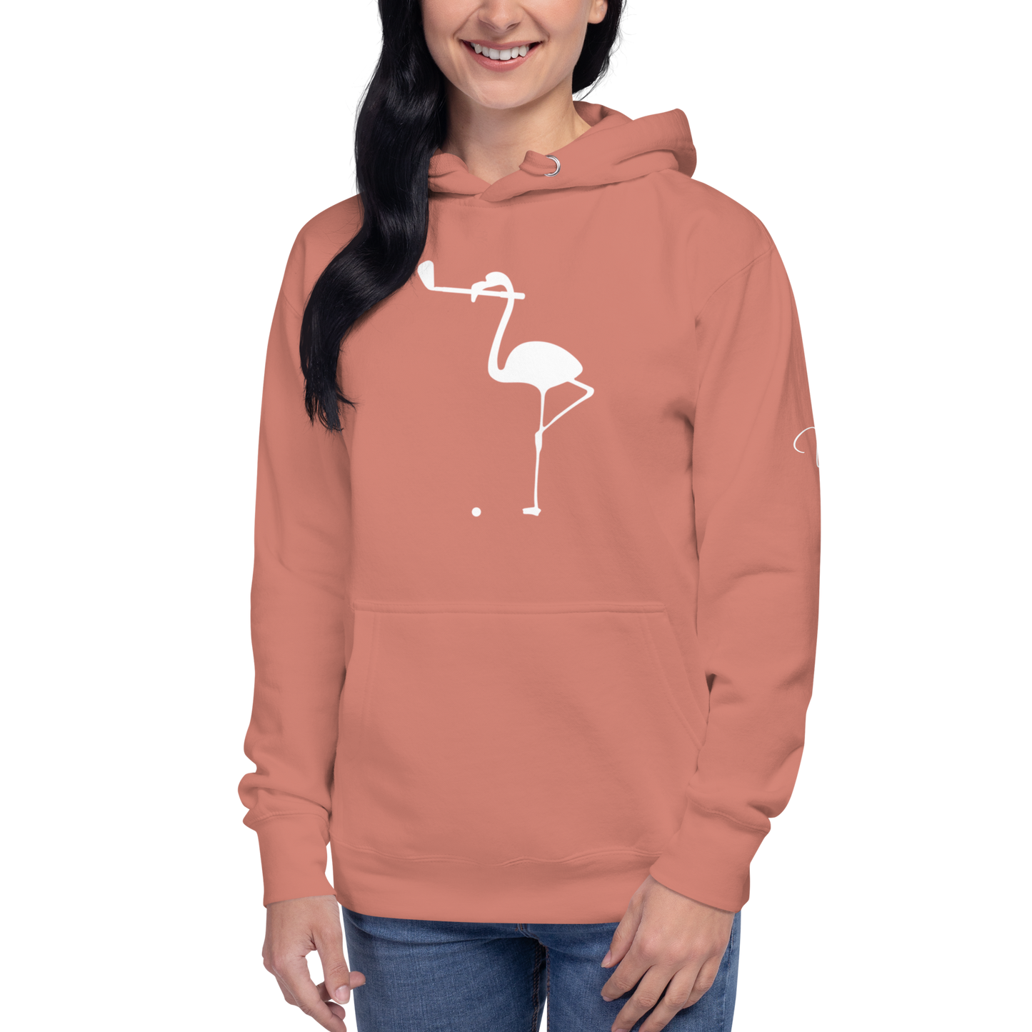 Golf Flamingo Unisex Hoodie