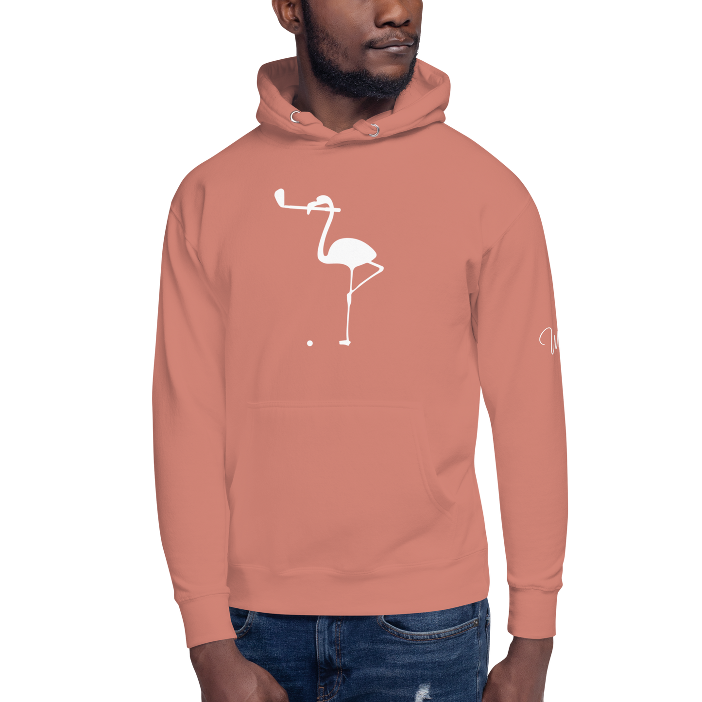 Golf Flamingo Unisex Hoodie