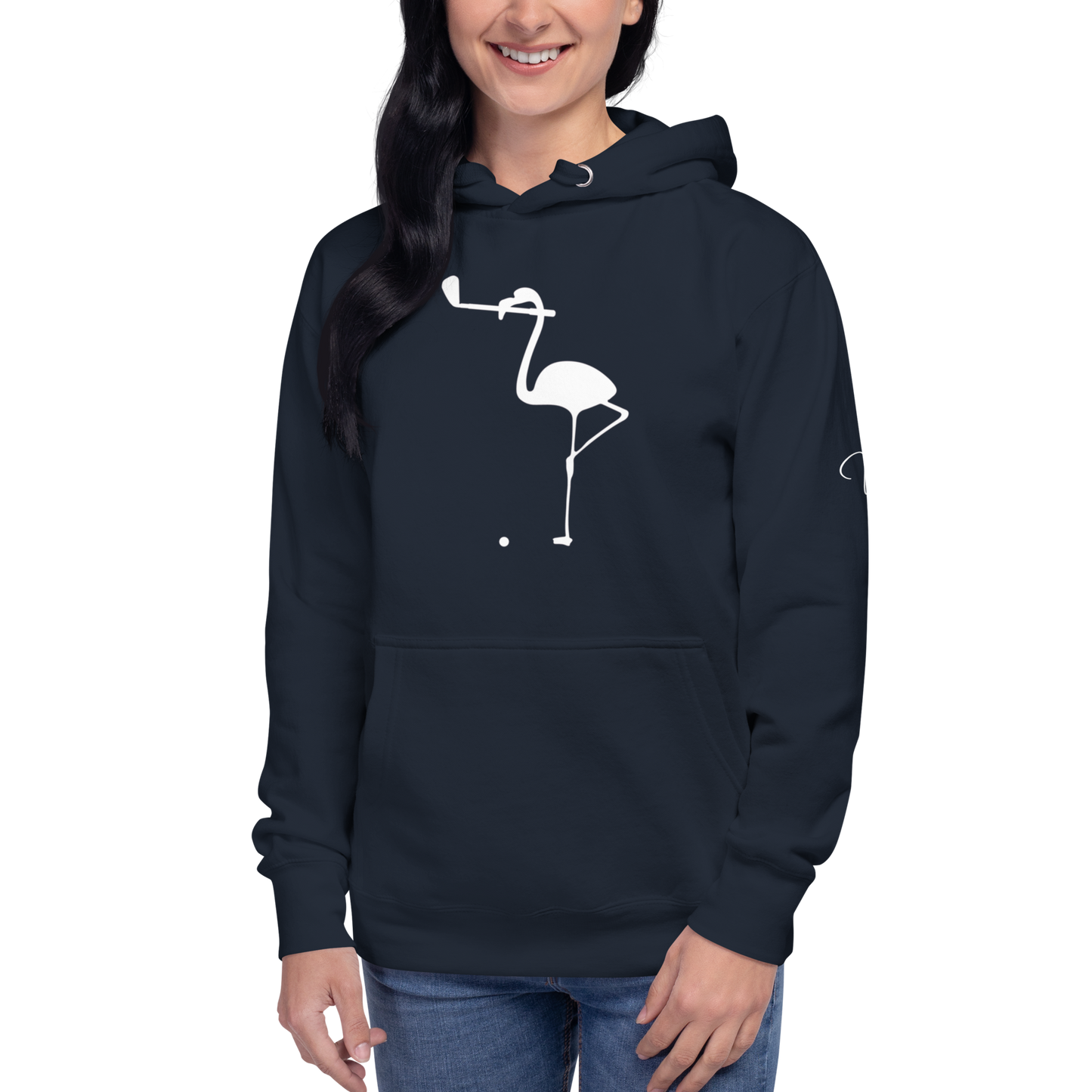 Golf Flamingo Unisex Hoodie