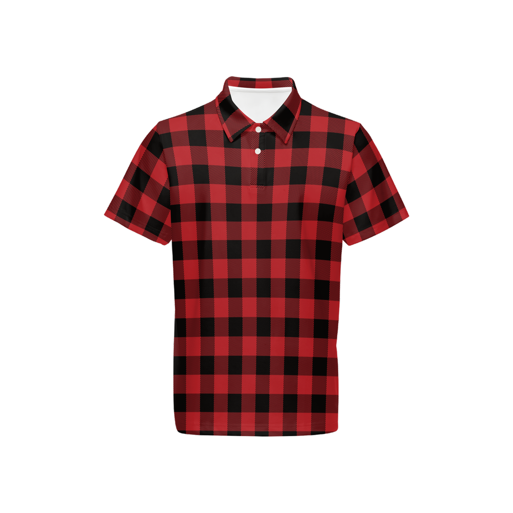 Plaid Polo