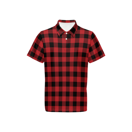 Plaid Polo