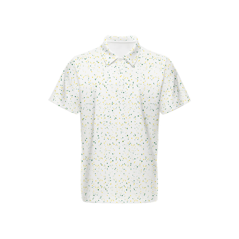 Splatter Polo - White