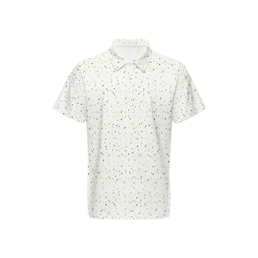 Splatter Polo - White