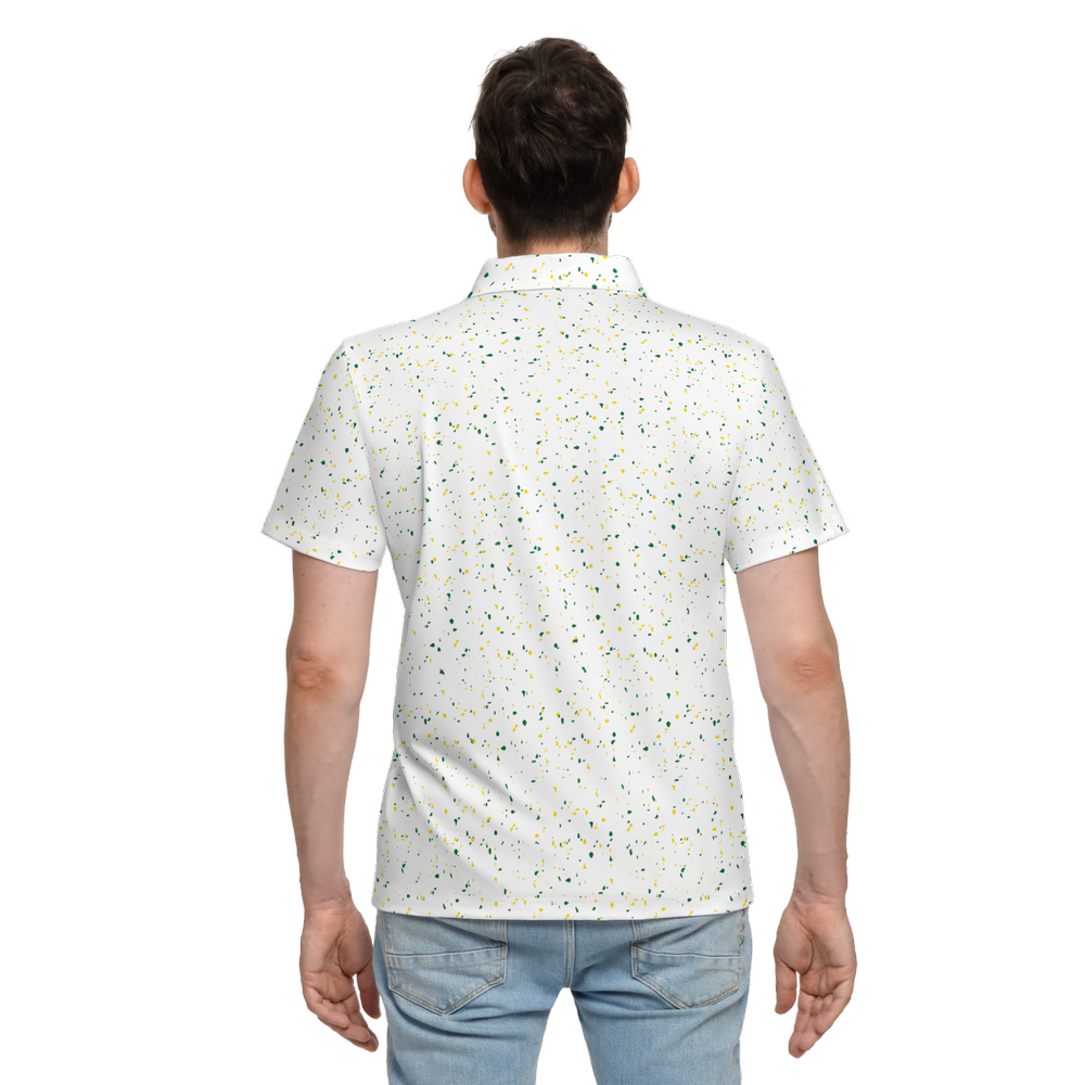 Splatter Polo - White